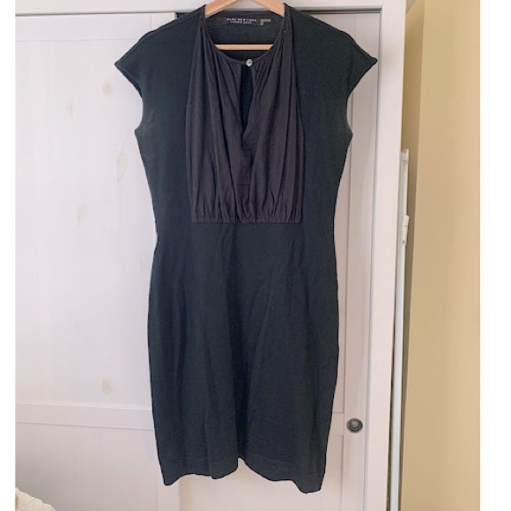 Andrew Marc Wool Sheath Dress
